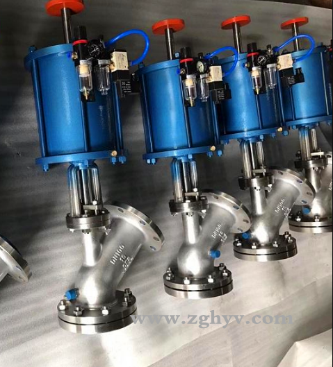 氣動保溫夾套放料閥